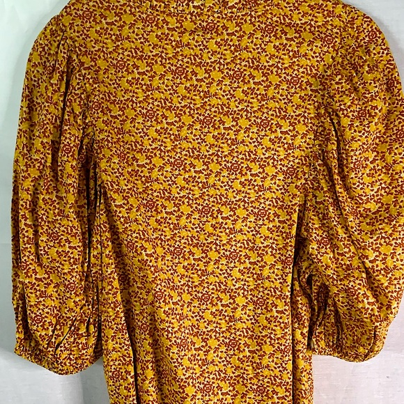 Universal Thread Top Puff Sleeve Prairie Shirt New with Tags Size XS - Picture 2 of 15
